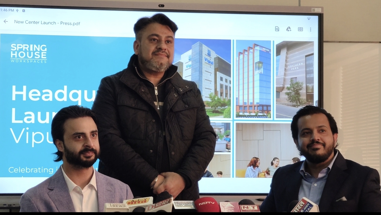 स्प्रिंग हाउस वर्कस्पेस ने एनसीआर में किया विस्तार; गुरुग्राम में 52,000 वर्ग फुट का मुख्यालय और मैनेज्ड ऑफिस स्पेस शुरू